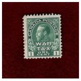 CANADA MH 1915 KGV WAR TAX STAMP # MR1