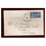 NEWFOUNDLAND 1939 ROYAL VISIT COVER