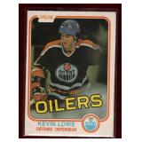 KEVIN LOWE 1981-82 OPC ROOKIE HOCKEY CARD note