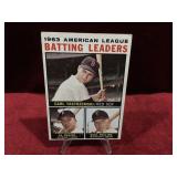 1964 TOPPS BATTING LEADERS YAZ KALINE