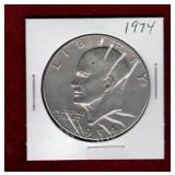 USA 1974 EISENHOWER $1 COIN