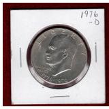 USA 1976-D EISENHOWER $1 COIN