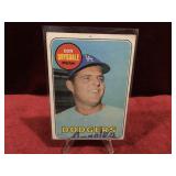 DON DRYSDALE 1969 TOPPS CARD