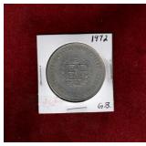GREAT BRITAIN 1972 1 CROWN COIN