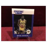 MAGIC JOHNSON STARTING LINEUP CARD