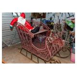 Large Life Size Vintage Christmas Sleigh