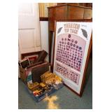 Tobacco Tin Tag Reference Display, Ephemera, Adver
