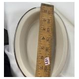 Lenox Ivory Bone China Oval Serving Platter