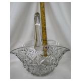 Pressed Glass Basket