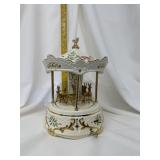 Lenox Holiday Millenium Centerpiece Music Carousel