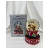 Hallmark Coca-Cola Santa Musical Snow Globe