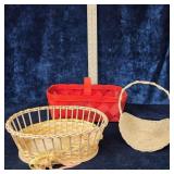 Lot Of 3 Vintage Baskets