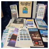 Assorted paper maps