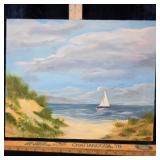 Sailboat painting