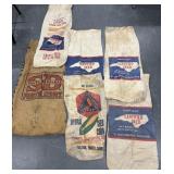 Lot Of Vintage Seed Bags