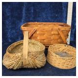 Lot OF Vintage Baskets
