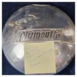 Plymouth hubcap