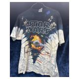 Vintage Star wars liquid blue Large T-Shirt