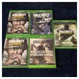 Lot Of 5 Xbox One Call Of Duty Games