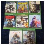 Lot OF 8 Xbox One Games