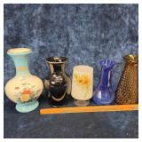 Lot Of  5 Vases