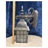 Vintage Cast Metal Outdoor Carriage Wall sconce