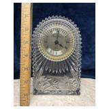 Princess House Crystal Quartz Clock