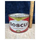 vintage Boscul Coffee Tin