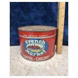 Vintage French Market Coffee Tin