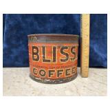 Vintage Bliss Coffee Tin