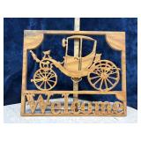Welcome Wooden Sign