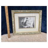 Vintage Picture With Frame