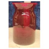 Glass Red Vase