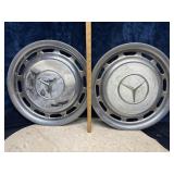 OEM Mercedes-Benz Stainless Wheel Cover Hubcaps