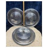 Vintage OEM Oldsmobile Mesh Ring Wheel Hubcaps