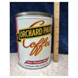 Vintage Orchard Park Coffee Tin