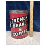 Vintage French Brand Coffee Tin