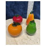 vintage hand-blown art glass fruit