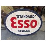 Wooden ESSO Sign