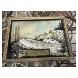 Vintage Reverse Painting