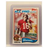 Joe Montana 1982 Topps All Pro