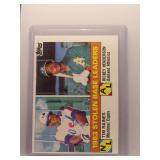 Rickey Henderson Tim Raines 1984 Topps