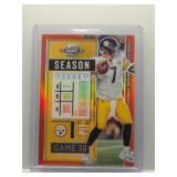 Ben Roethlisberger 2020 Contenders Optic Season...