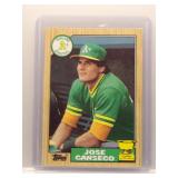 Jose Canseco 1987 Topps All-Star Rookie