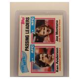 ?81NFL Pass Ldrs 1982 Topps Anderson/Montana