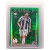 Nicolo Savona 2025 Topps Chrome Rookie Green /90