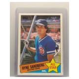 Ryne Sandberg 1985 Topps All-Star