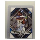 Rickey Henderson 2022 Topps Fire