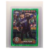 Tyler Holton 2024 Topps Chrome ROokie Gren Wave