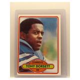 Tony Dorsett 1980 Topps